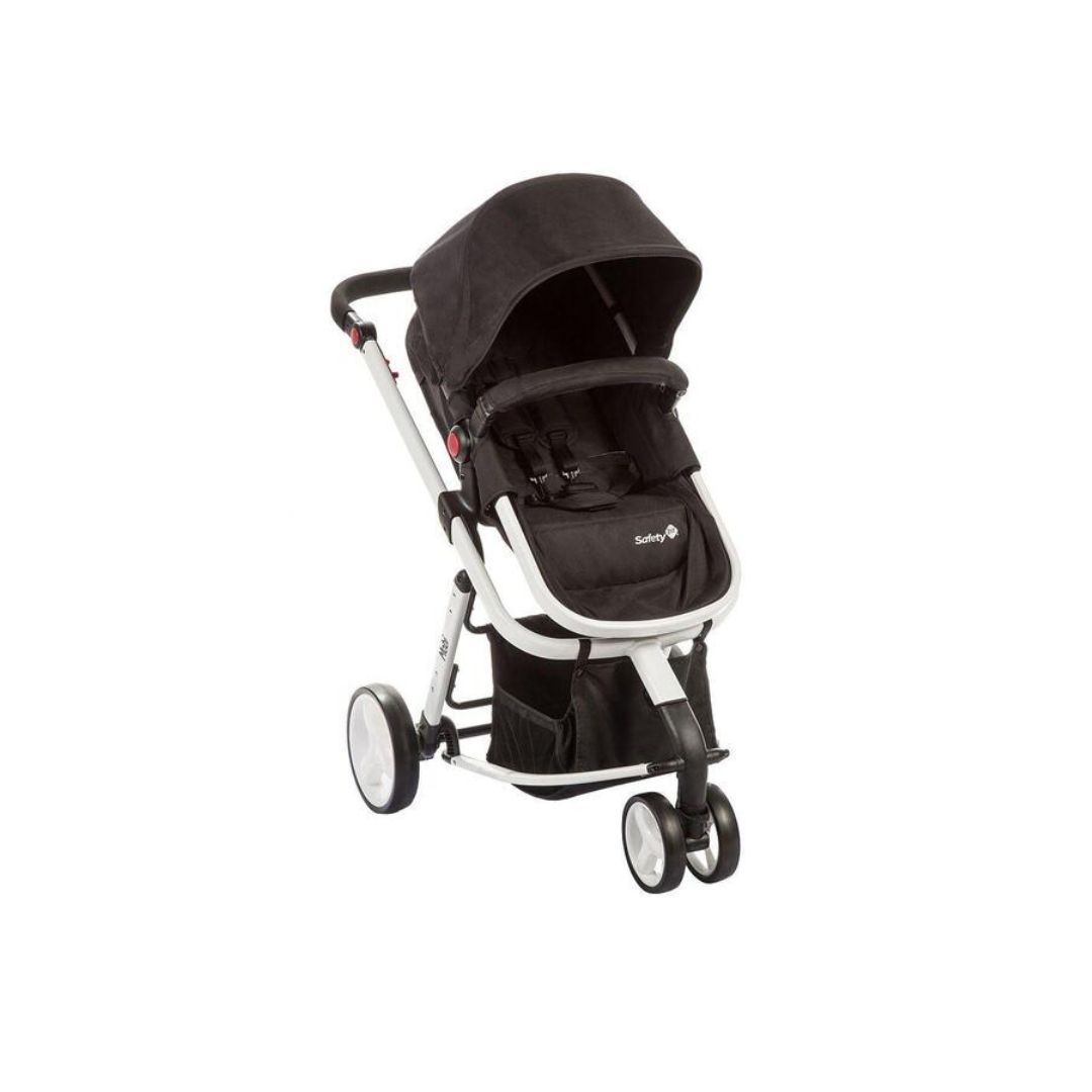 Carrinho de Bebê Mobi - Black White