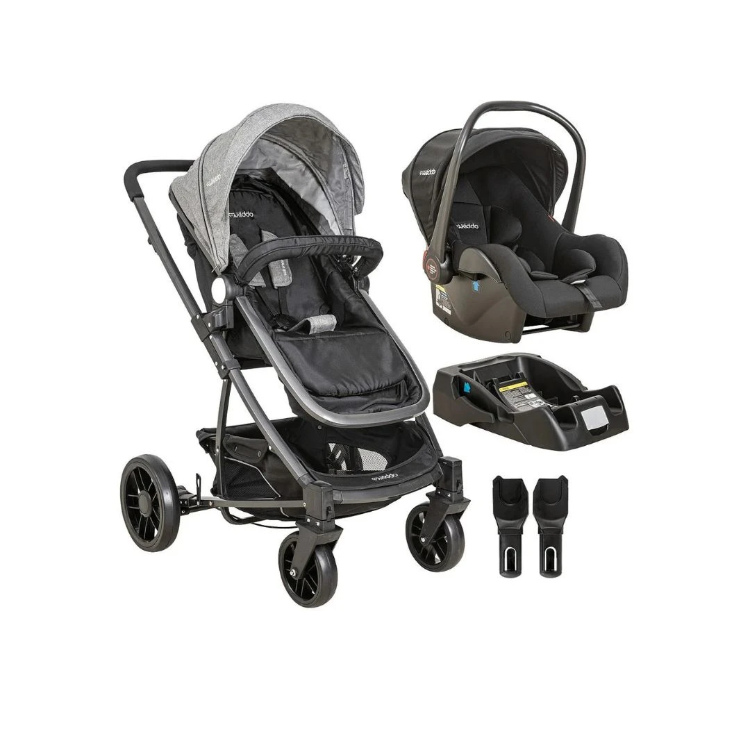 Carrinho de Bebe com Bebe Conforto e Base Winner 